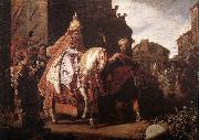 LASTMAN, Pieter Pietersz. The Triumph of Mordecai g china oil painting artist